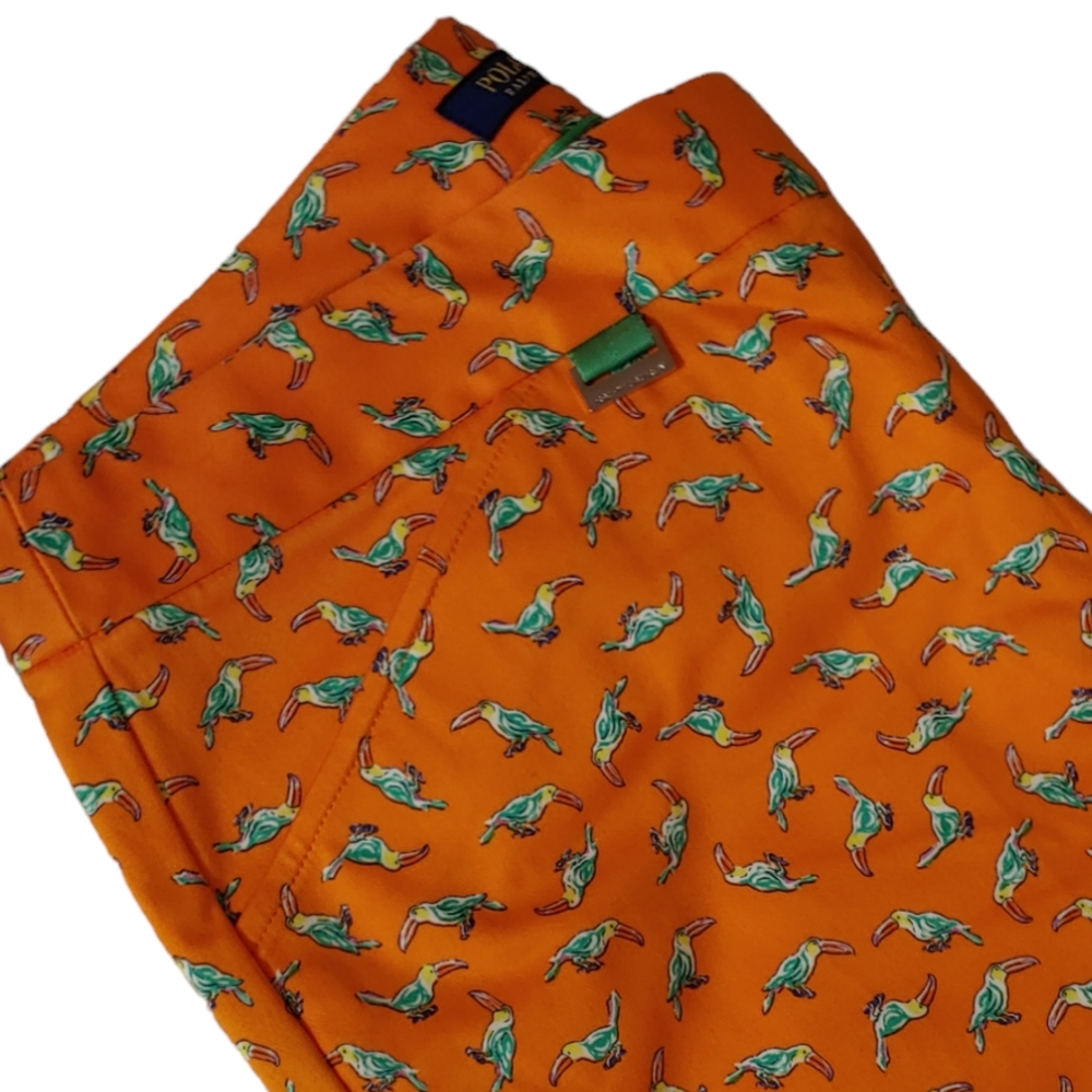 Ralph Lauren Polo Golf Pants Size 4 Toucan Print New With Tags